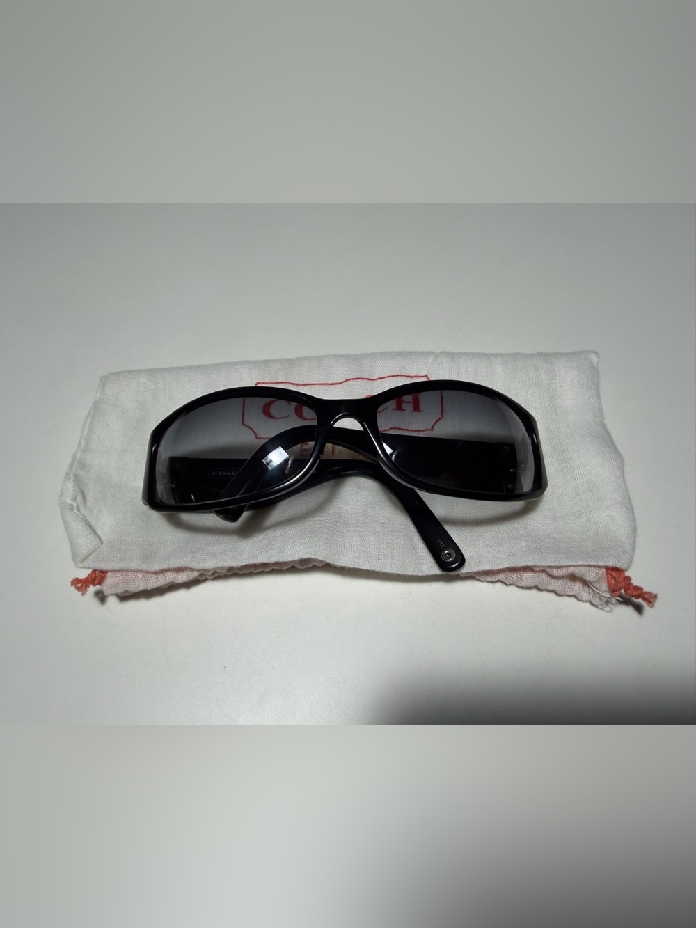 Authc. Coach Abigale S431 Blk featuring Iconic Signature "C” pattern Sunglasses